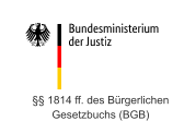 §§ 1814 ff. des Bürgerlichen Gesetzbuchs (BGB)